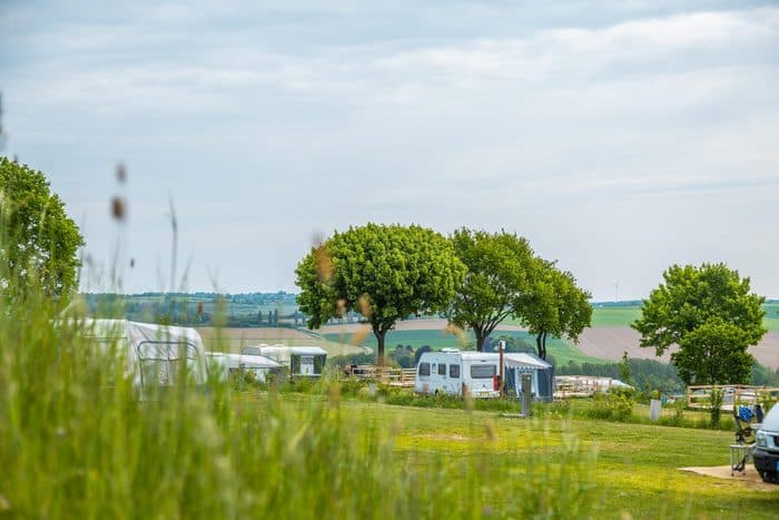 Uitzicht over het Zuid-Limburgse heuvelland vanaf de Gulperberg